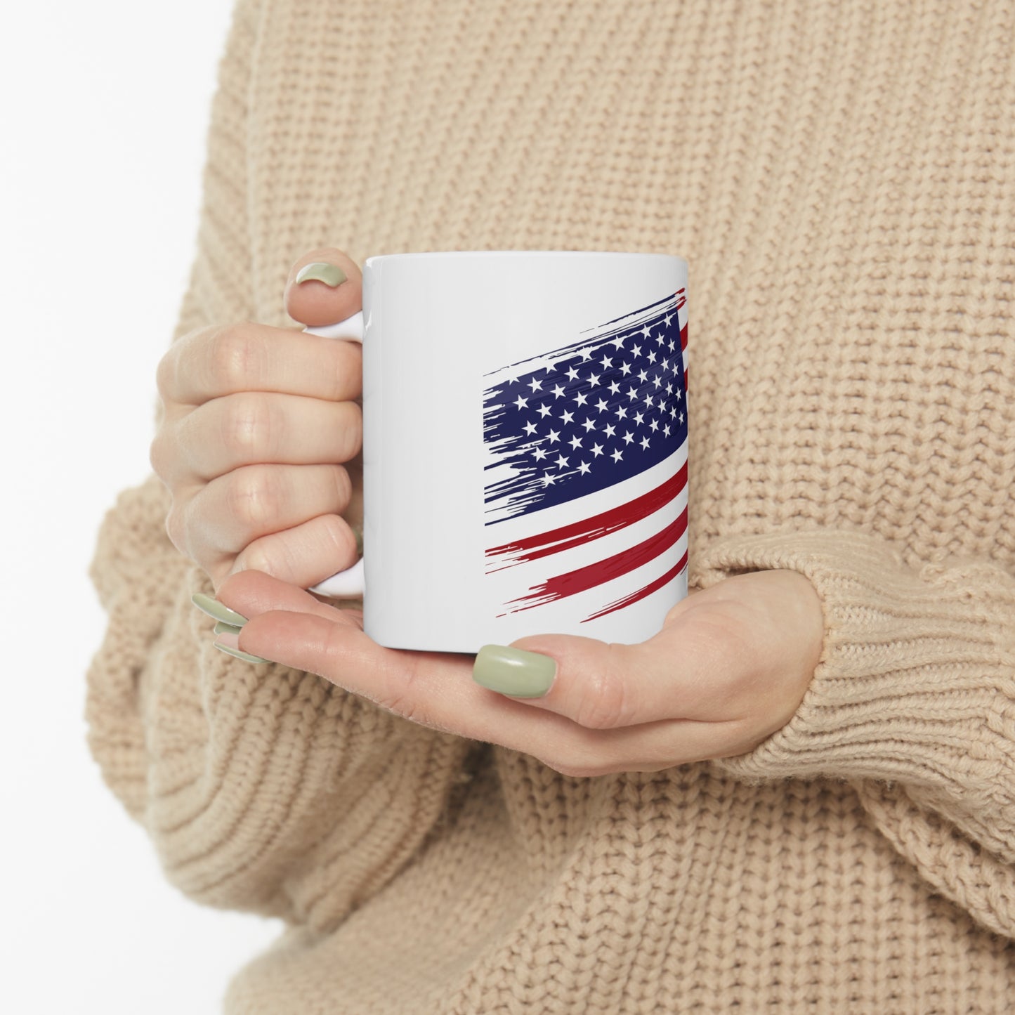 American Flag Mug