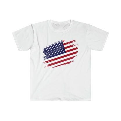 American Flag Softstyle T-Shirt