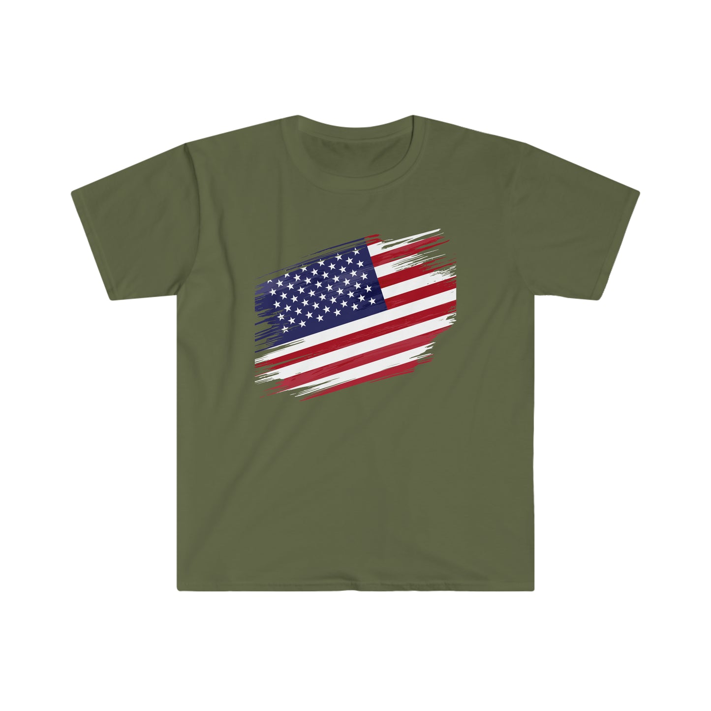 American Flag Softstyle T-Shirt