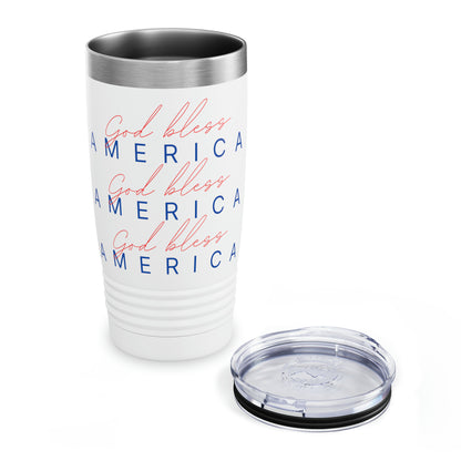 God Bless America Tumbler, 20oz