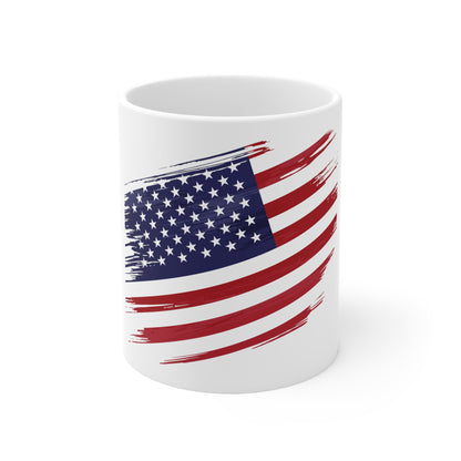 American Flag Mug