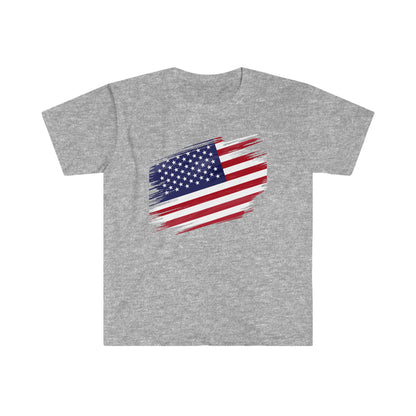 American Flag Softstyle T-Shirt