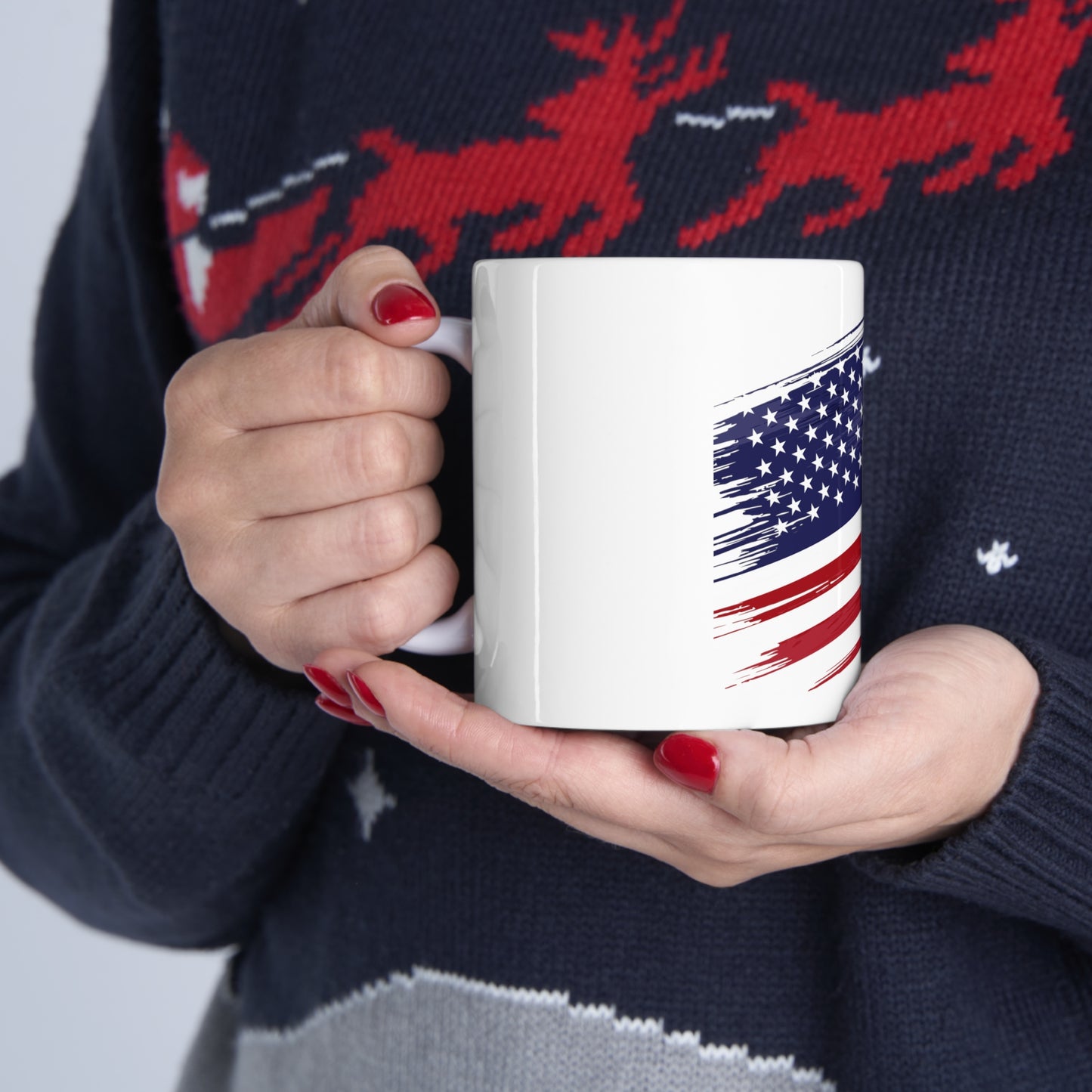 American Flag Mug