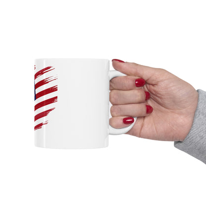 American Flag Mug