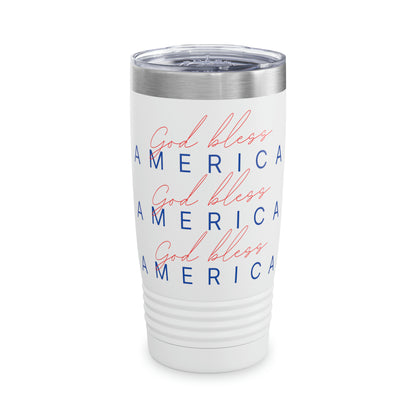 God Bless America Tumbler, 20oz