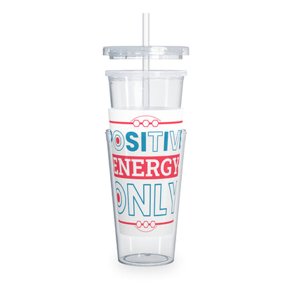 Plastic Tumbler with Straw