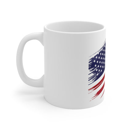 American Flag Mug