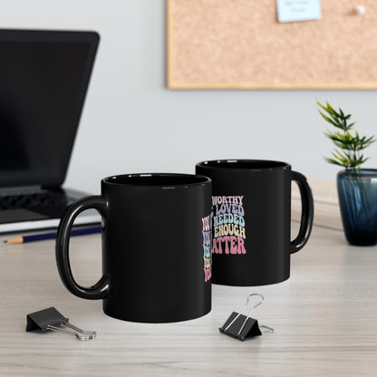 11oz Black Mug