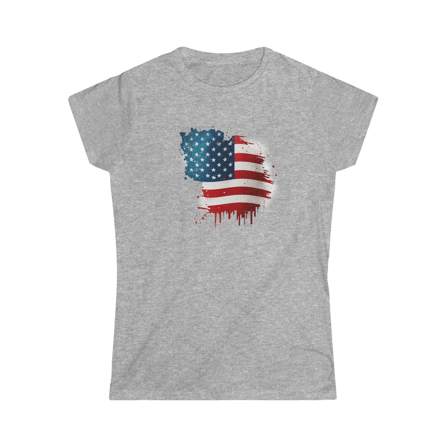 American Flag Softstyle Tee