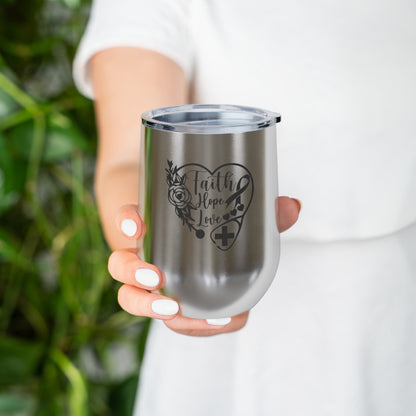 12oz Insulated Wine Tumbler