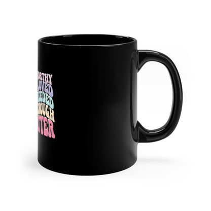 11oz Black Mug