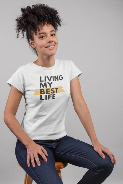 Living My Best Life Softstyle Tee