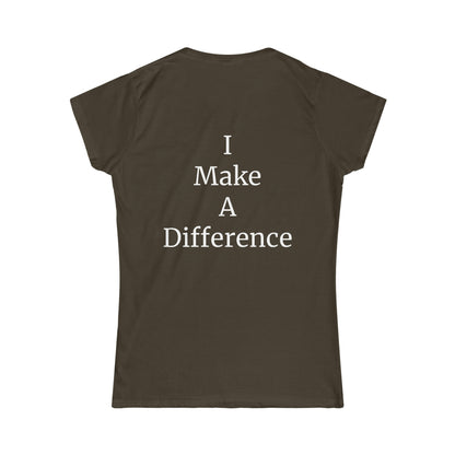 I Make A Difference Softstyle Tee