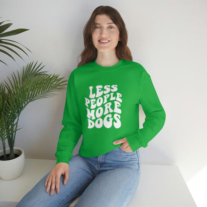 Less People More Dogs Sweatshirt