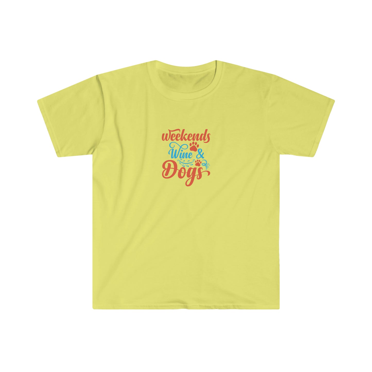 Weekends Wine & Dogs T-Shirt