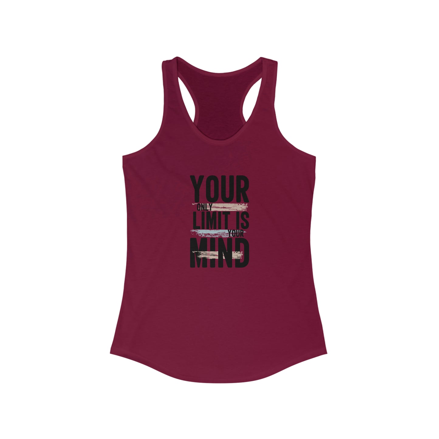 Your Limit Is Your Mind Racerback Tank