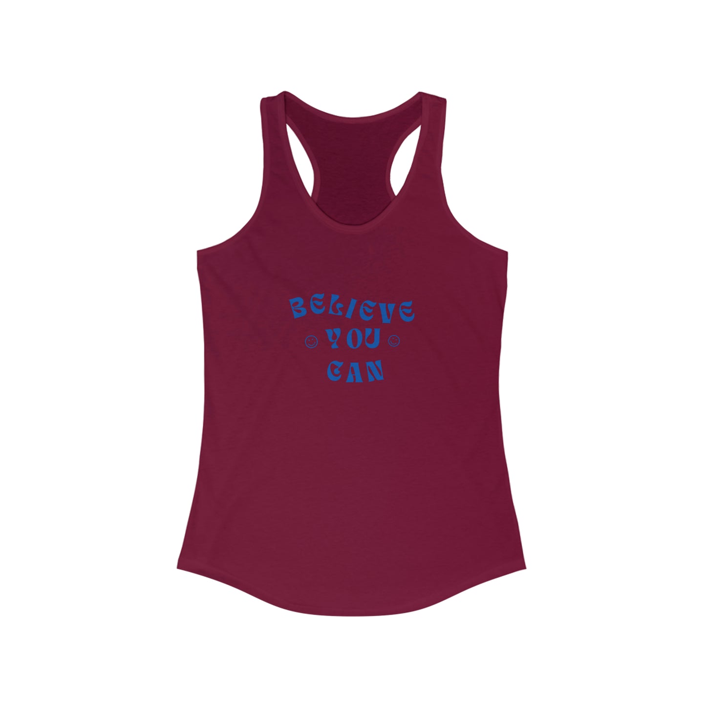 Believe You Can Racerback Tank