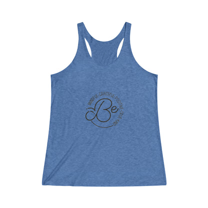 Be Racerback Tank