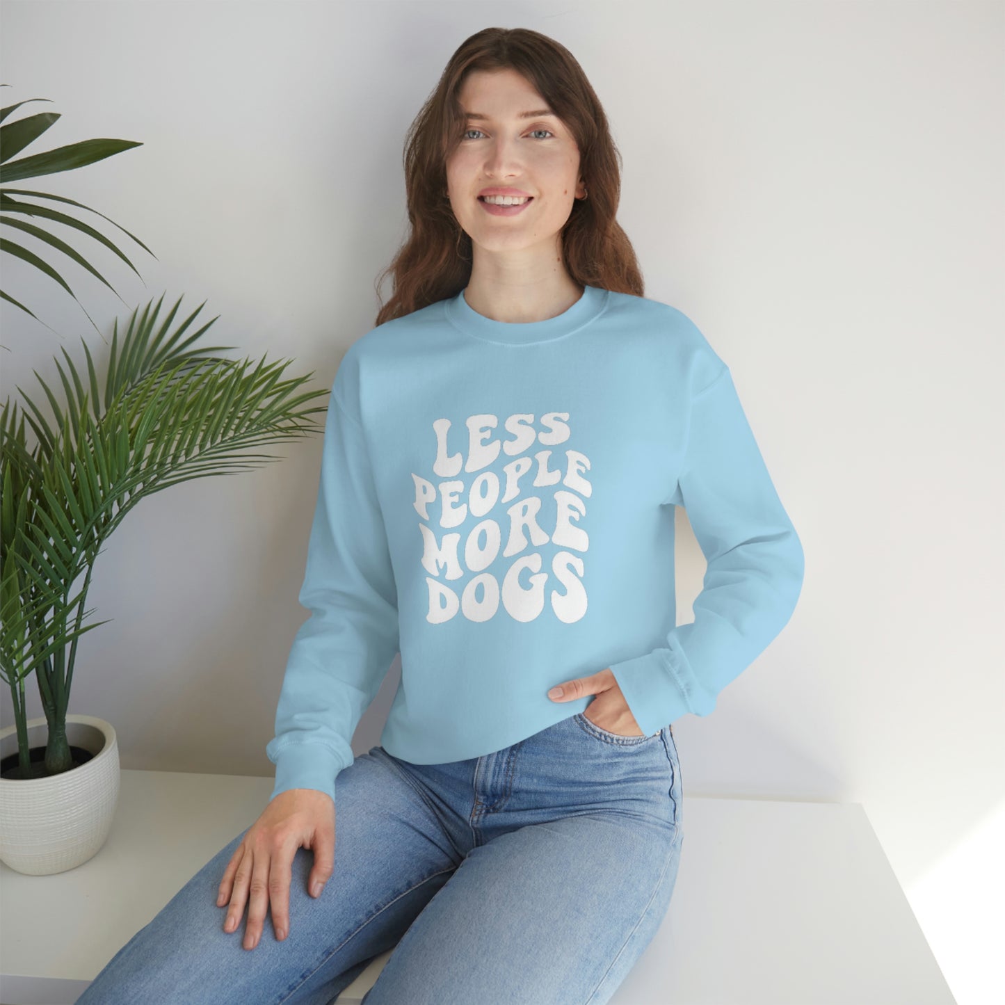 Less People More Dogs Sweatshirt