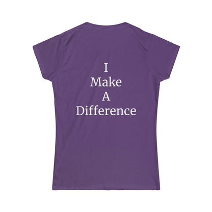 I Make A Difference Softstyle Tee