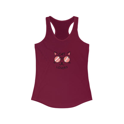 Cat Lovers Racerback Tank