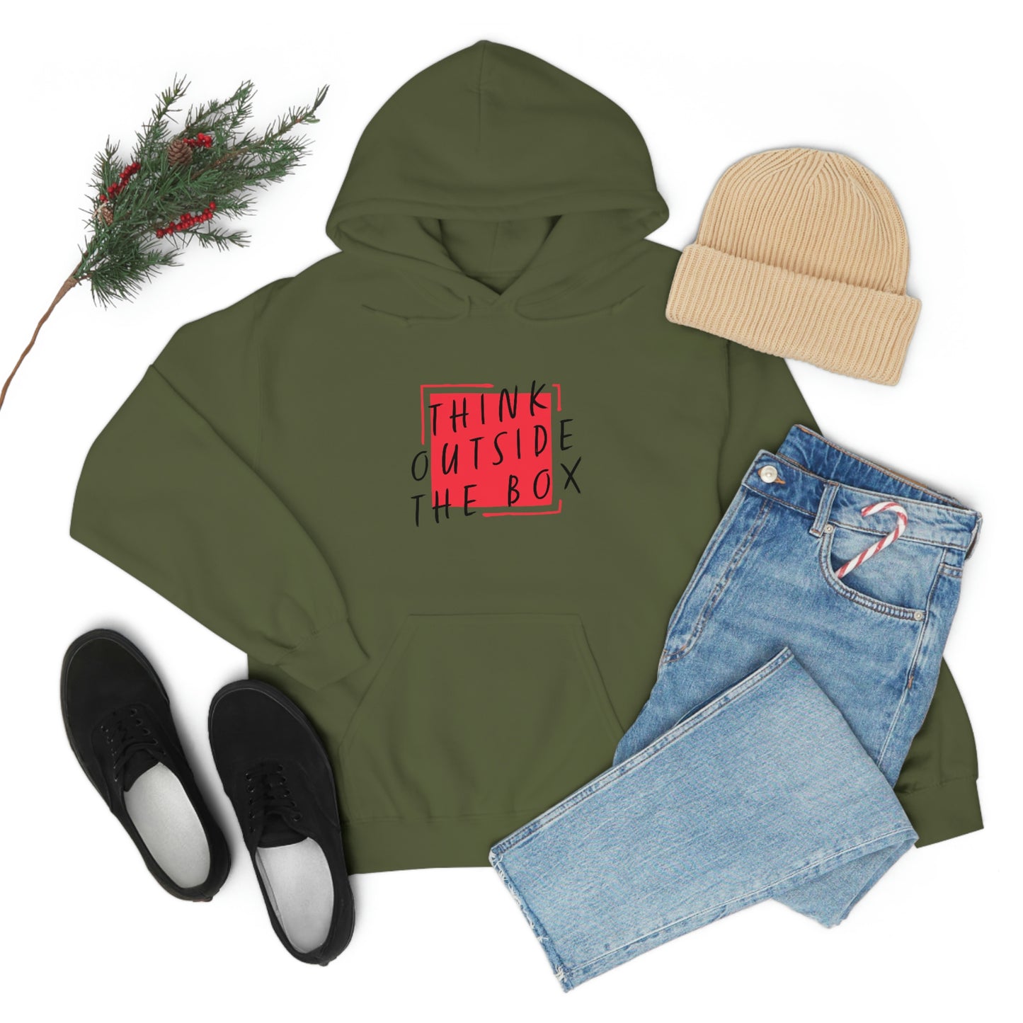 Think Outside The Box Hoodie