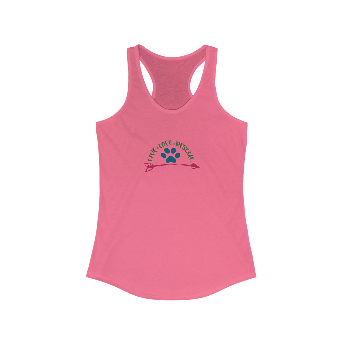 Live Love Rescue Racerback Tank