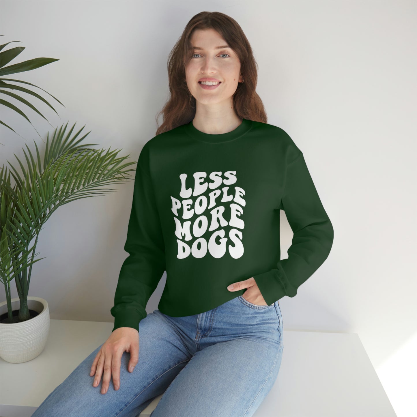 Less People More Dogs Sweatshirt