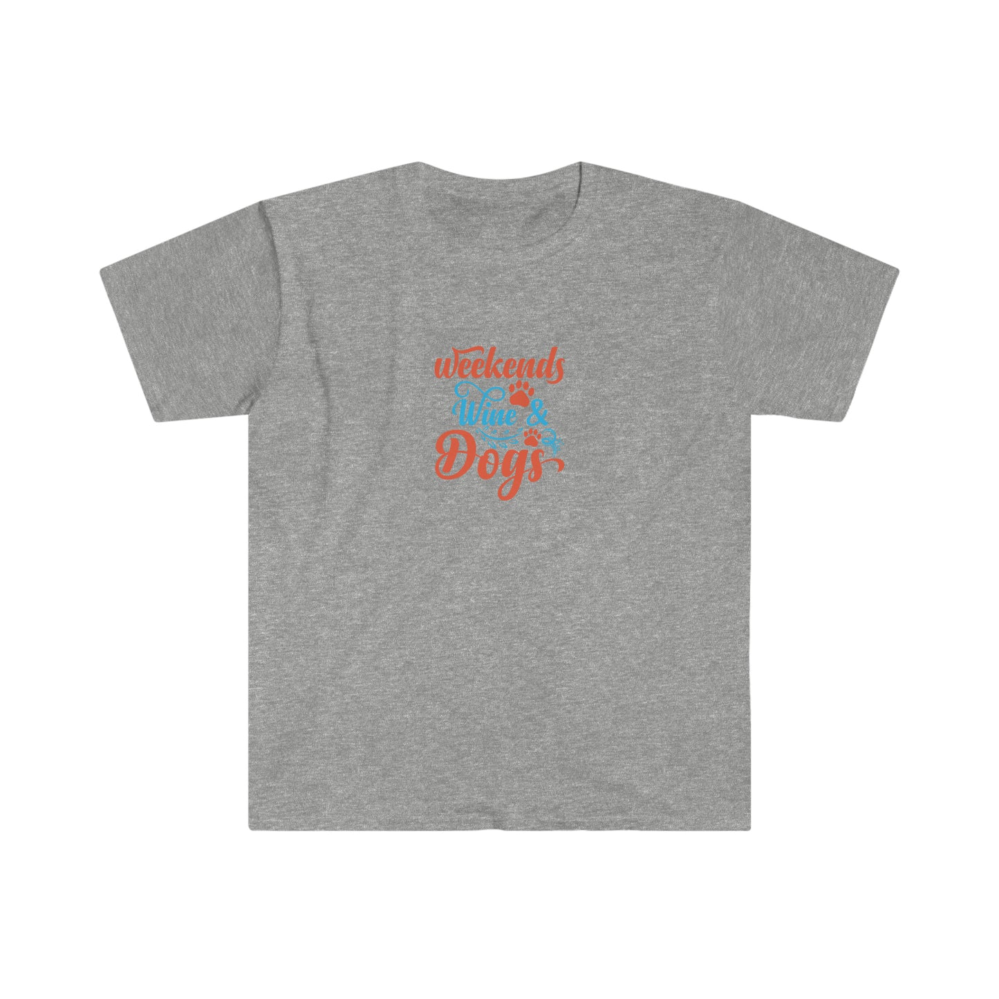 Weekends Wine & Dogs T-Shirt