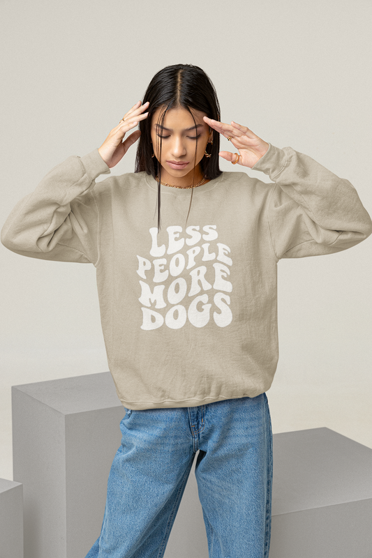 Less People More Dogs Sweatshirt