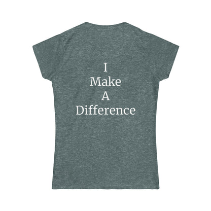 I Make A Difference Softstyle Tee