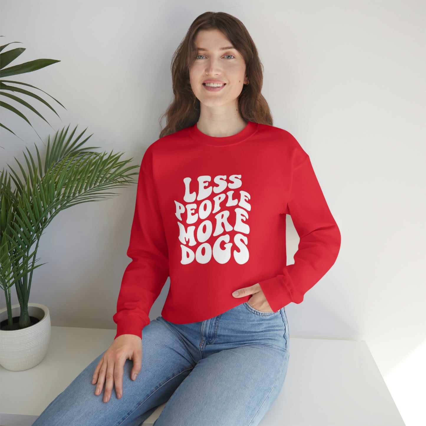 Less People More Dogs Sweatshirt