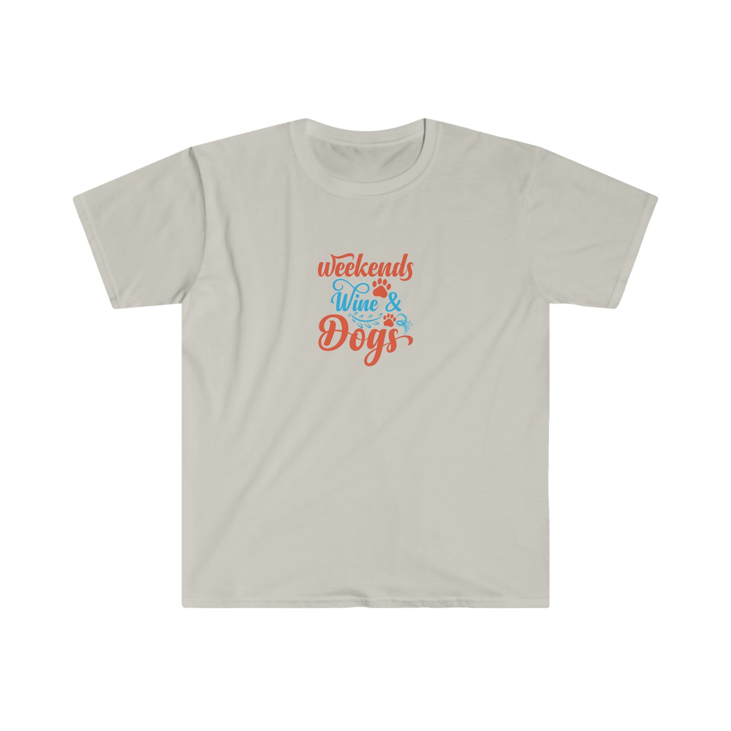 Weekends Wine & Dogs T-Shirt