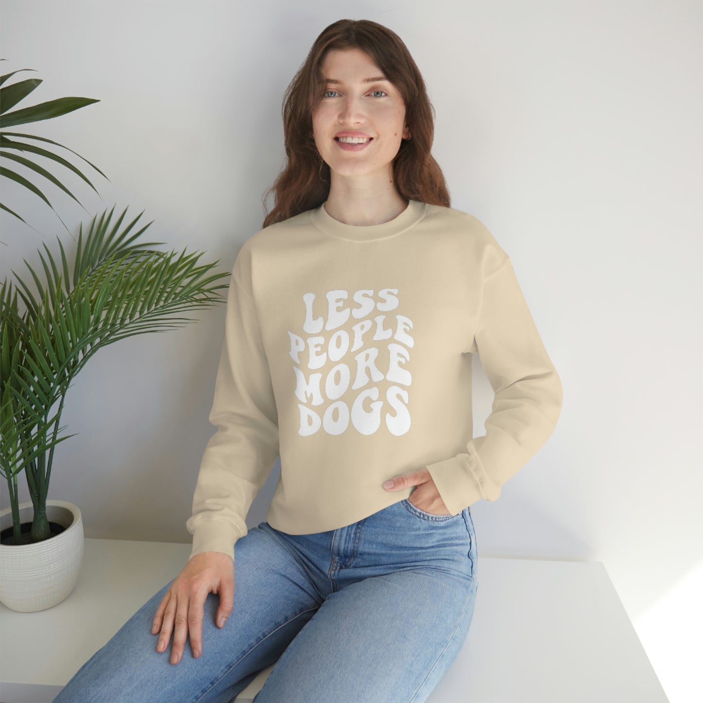 Less People More Dogs Sweatshirt