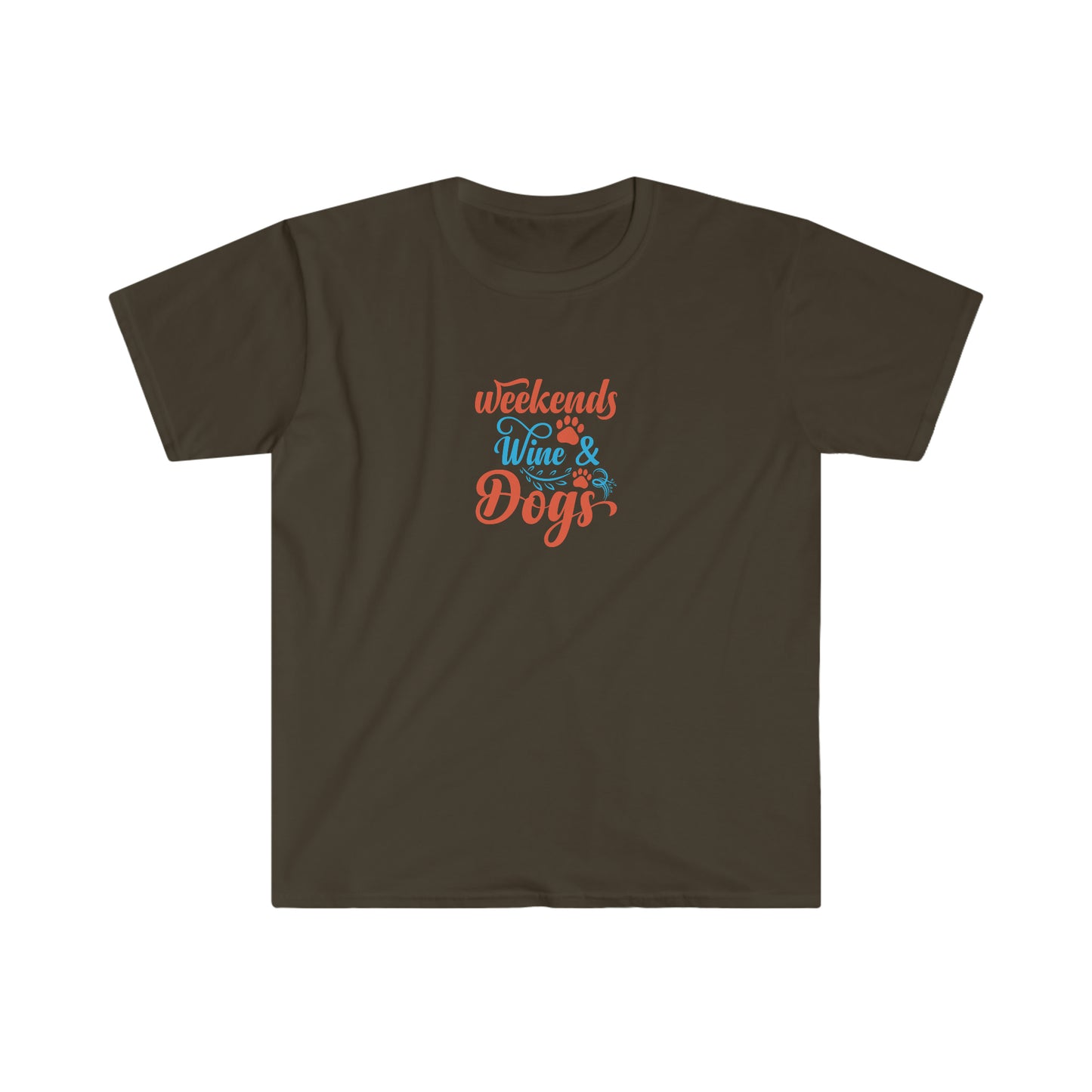 Weekends Wine & Dogs T-Shirt