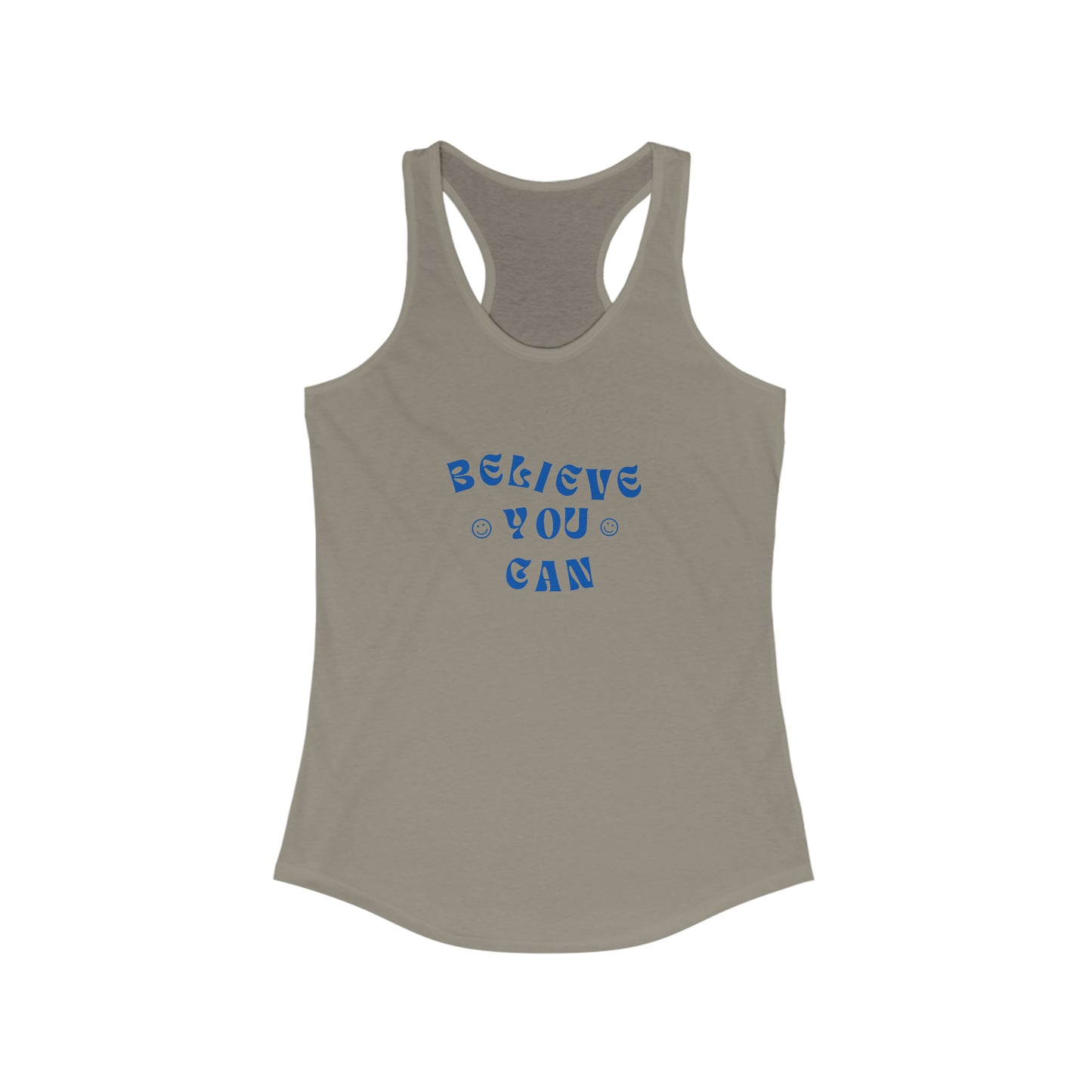 Believe You Can Racerback Tank