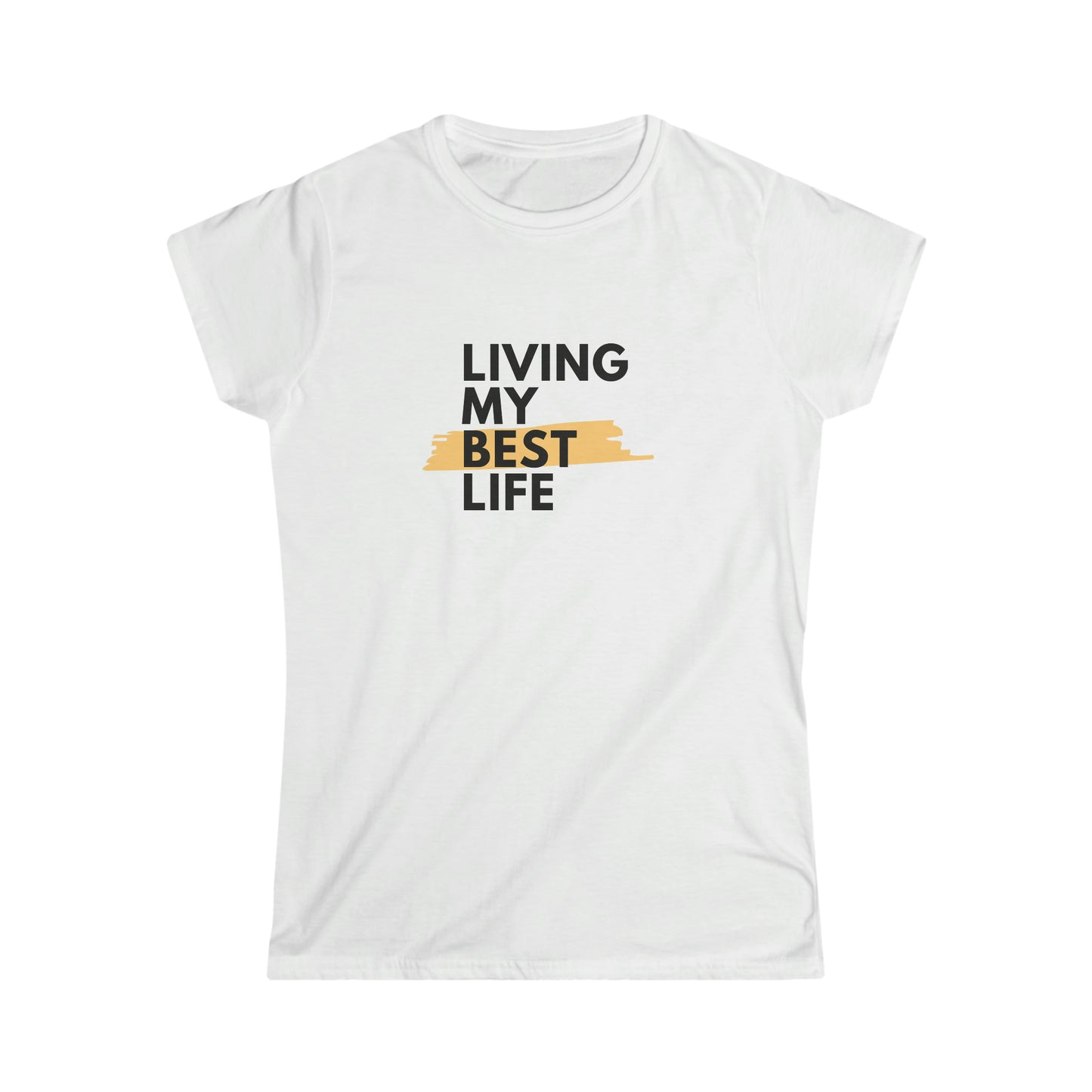 Living My Best Life Softstyle Tee