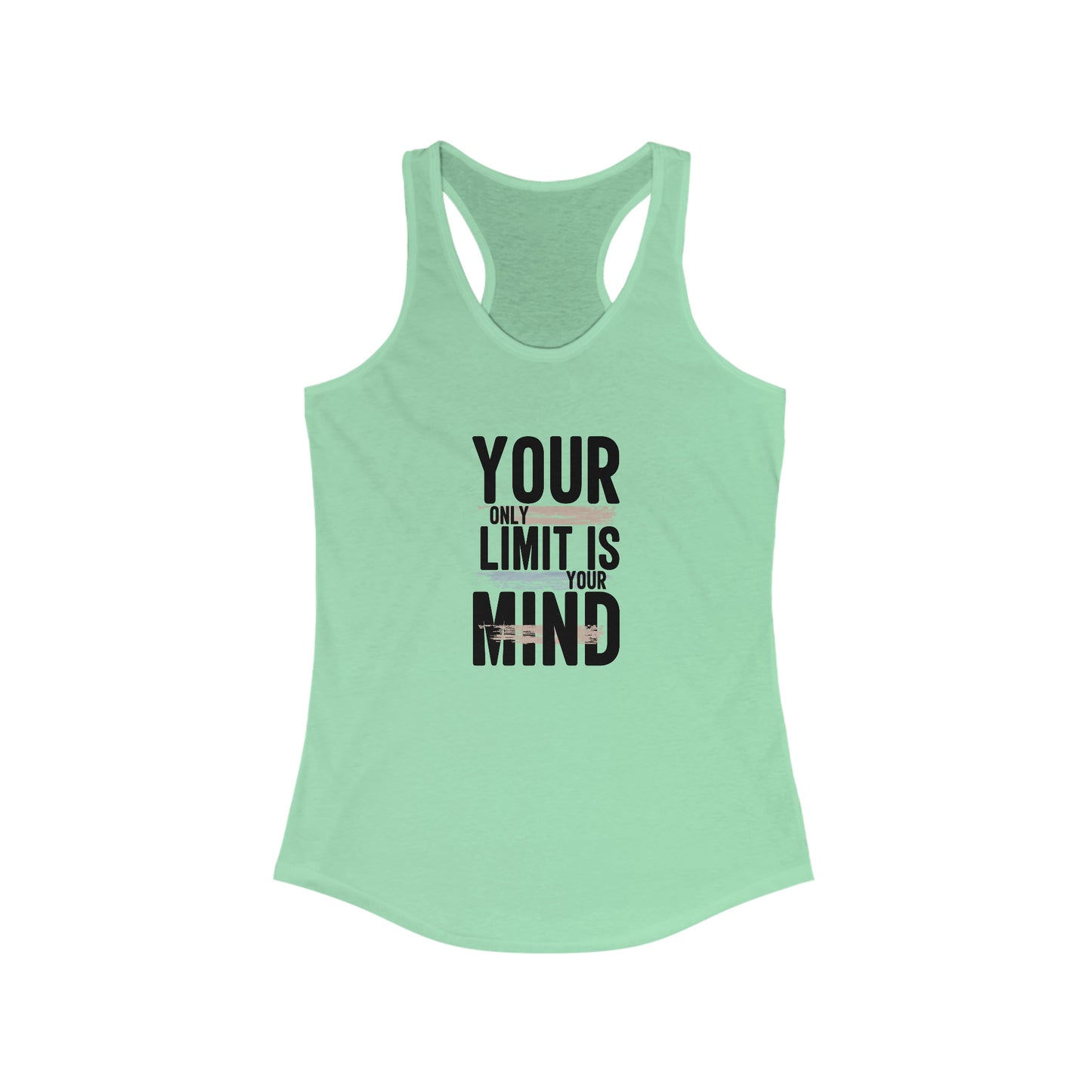 Your Limit Is Your Mind Racerback Tank