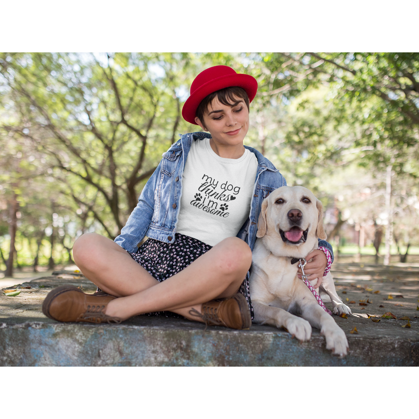 My Dog Thinks I'm Awesome Tee