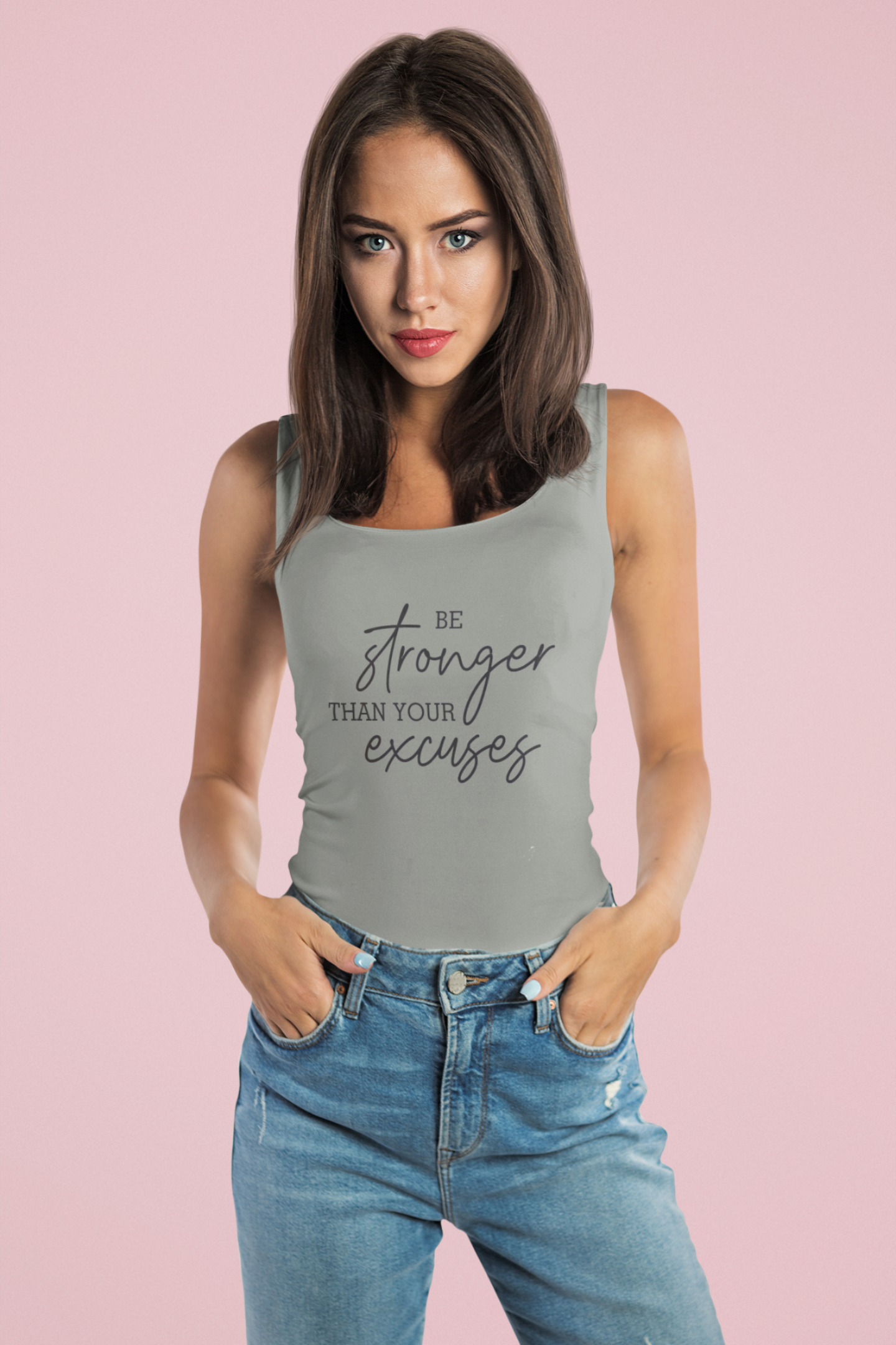 Be Stronger Racerback Tank