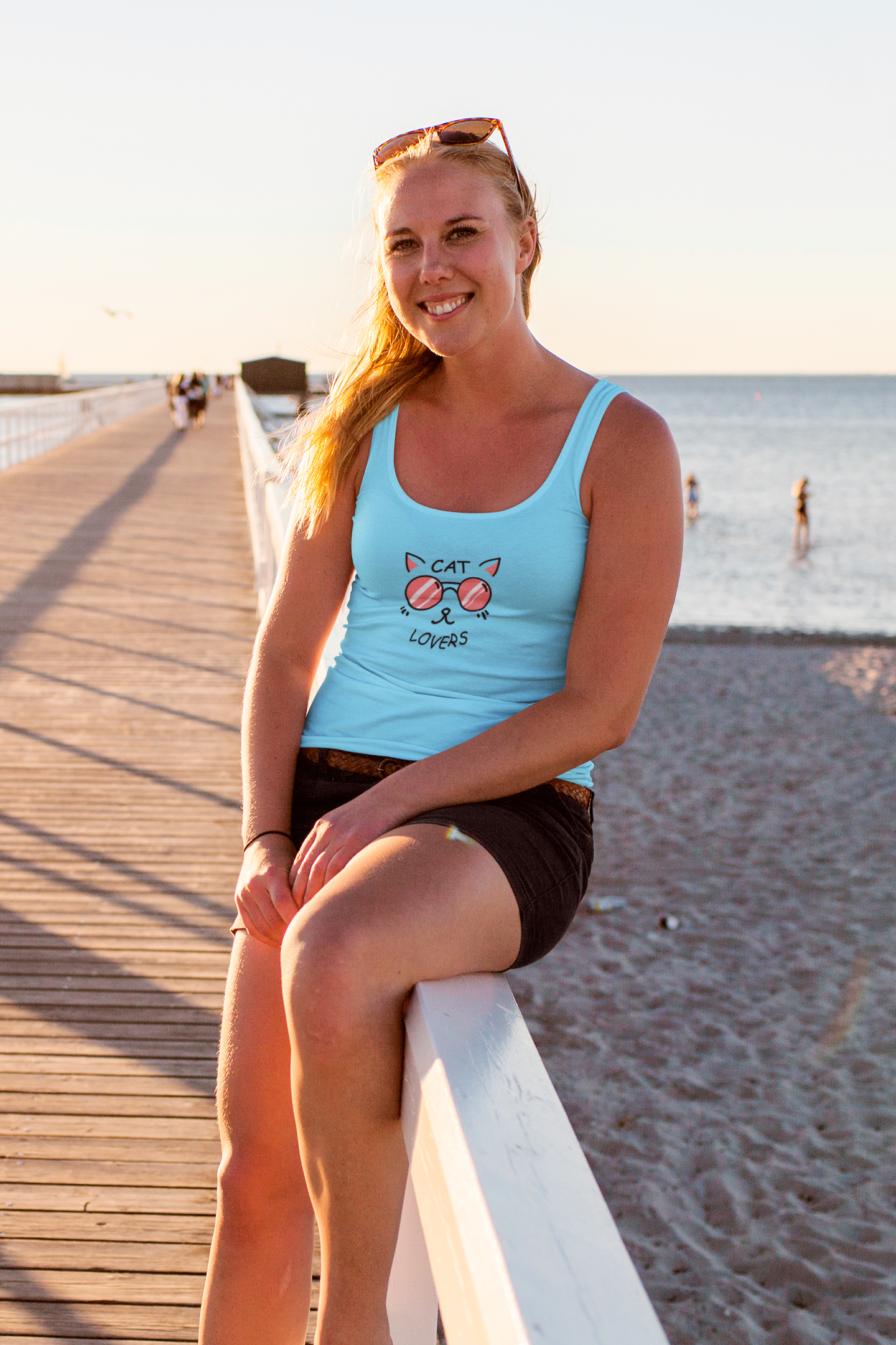 Cat Lovers Racerback Tank